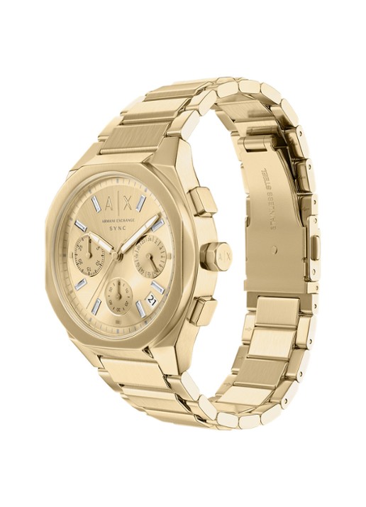 Armani Horloge AX6034 - detail 4 goud