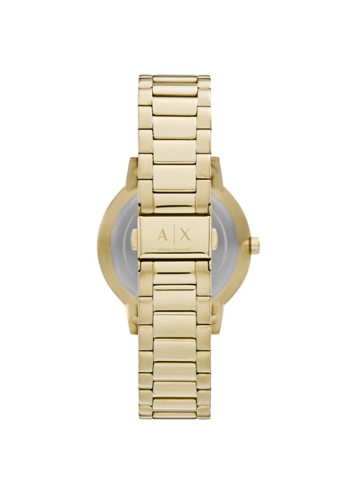 Armani Horloge en armband giftset AX7119 - detail goud