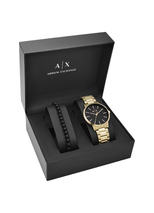 Armani Horloge en armband giftset AX7119 - detail 3 goud