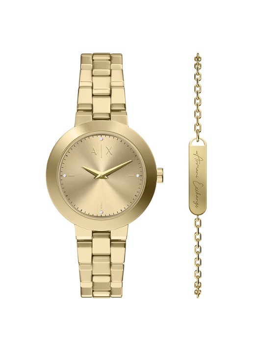 Armani Horloge en armband set van 2AX7177SET