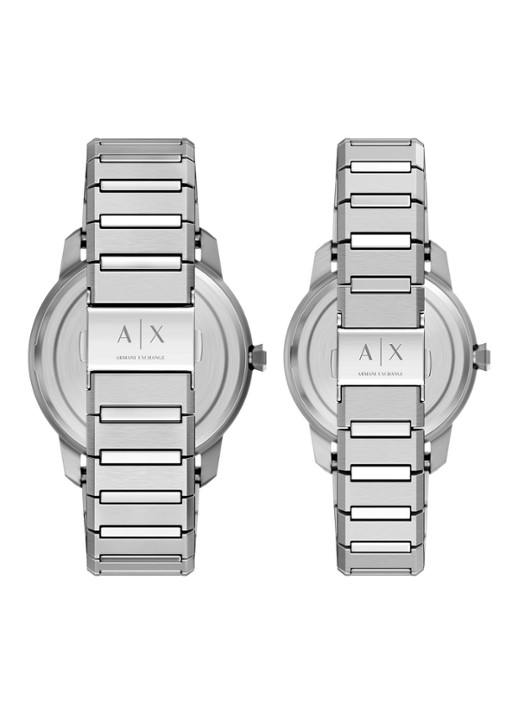Armani Horloge set van 2 AX7180SET  - detail 2 zilver