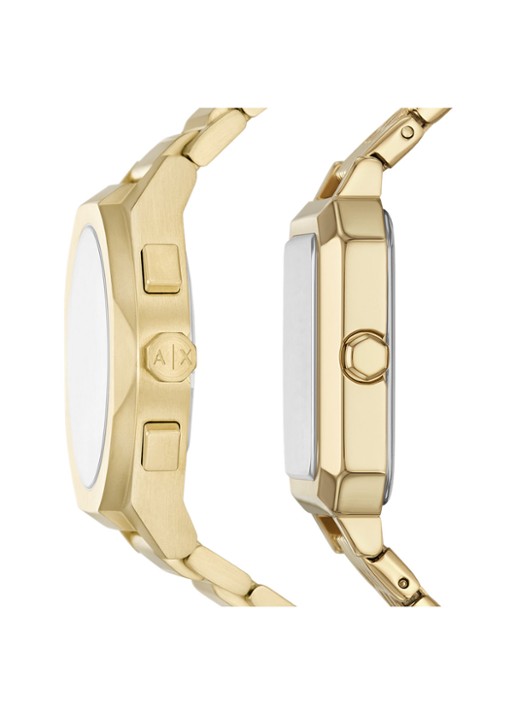Armani Horloges set van 2 AX7171SET - detail 2 goud