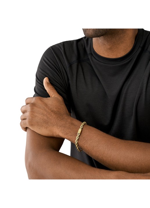 Armani Icon armband AXG0124710 - detail 3 goud
