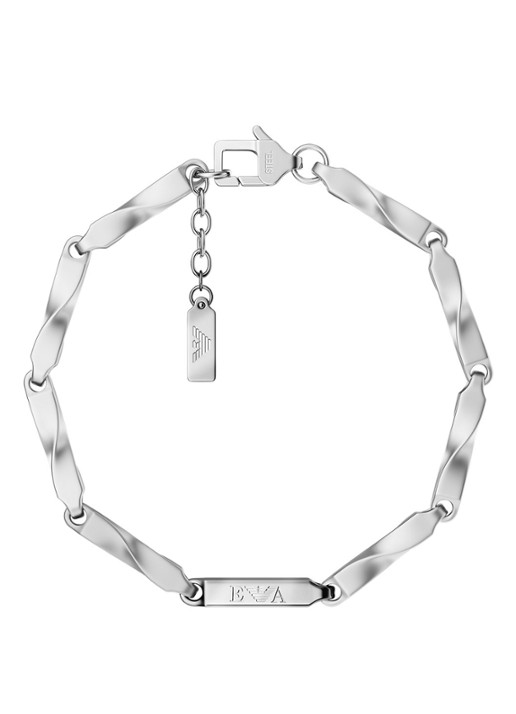 Armani Iconic Trend armband EGS3367040 - detail 2 zilver
