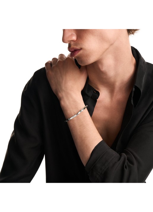 Armani Iconic Trend armband EGS3367040 - detail 3 zilver