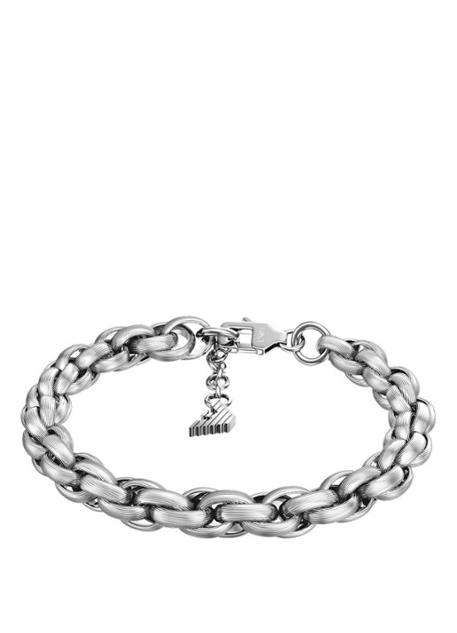 Armani Iconic Trend armband EGS3377040 - detail 2 zilver