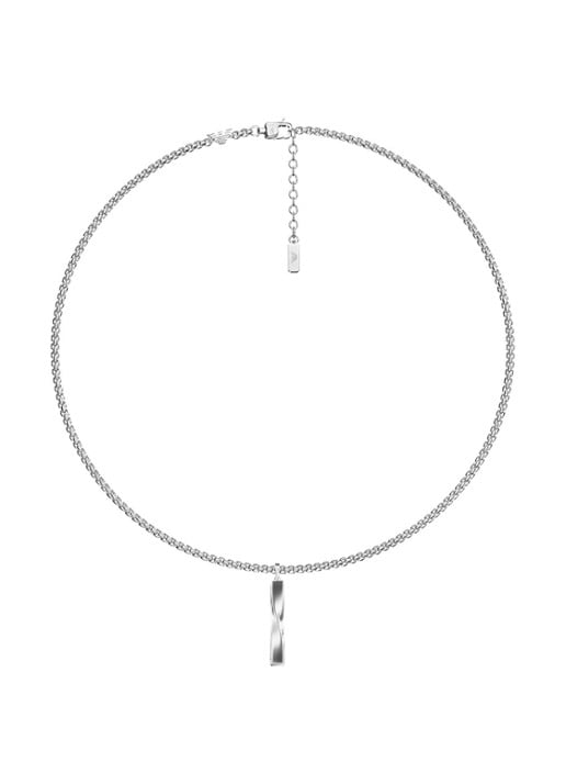 Armani Iconic Trend ketting EGS3366040 - detail zilver