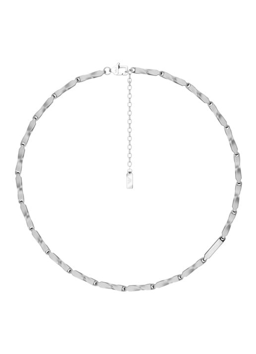 Armani Iconic Trend ketting EGS3368040 - detail zilver