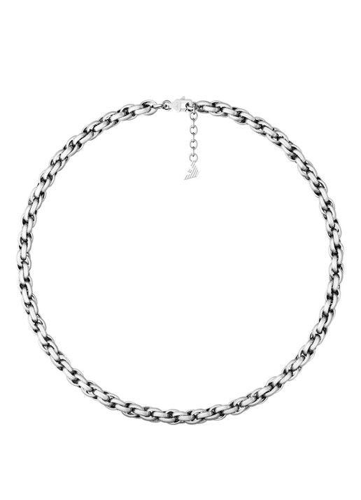 Armani Iconic Trend ketting EGS3378040 - detail zilver