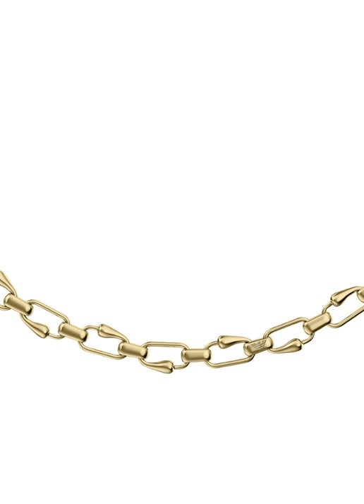 Armani Iconic Trend ketting verguld EGS3390710