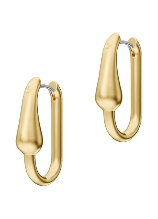 Armani Iconic Trend oorringen verguld EGS3392710