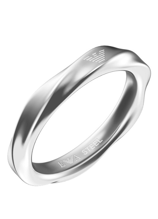 Armani Iconic Trend ring EGS3369040 - detail 3 zilver