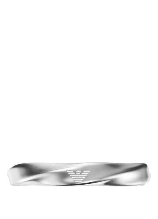 Armani Iconic Trend ring EGS3369040 - voorkant zilver