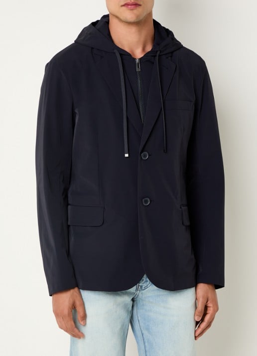 Armani Jack met capuchon en klepzakken