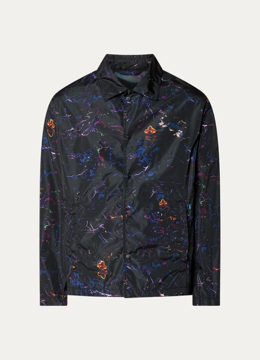 Armani Jack met print - voorkant zwart