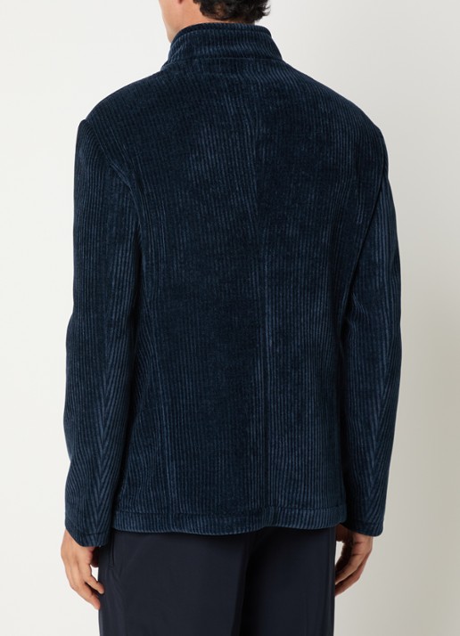 Armani Jack van corduroy met opgestikte zakken - achterkant 4 donkerblauw