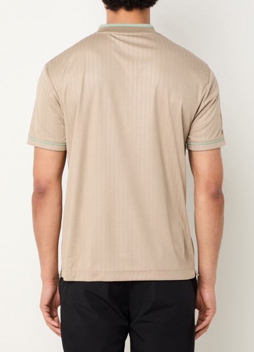 Armani Jersey T-shirt met logo - achterkant 4 camel