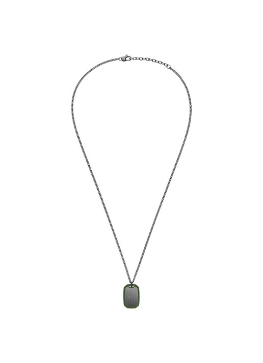 Armani Ketting AXG0170060 - detail 2 antraciet