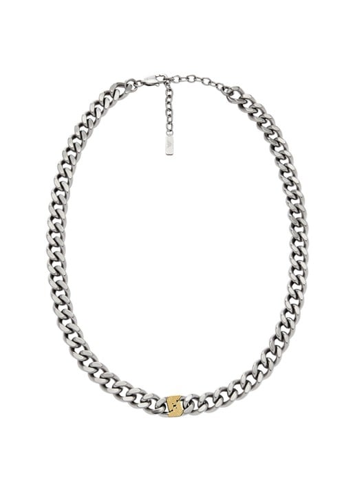 Armani Ketting EGS3187040 - detail zilver