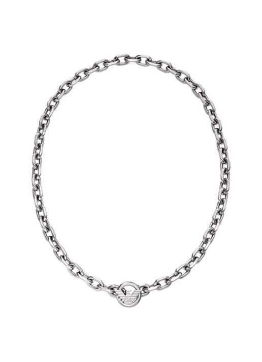 Armani Ketting EGS3235040 - detail 2 zilver