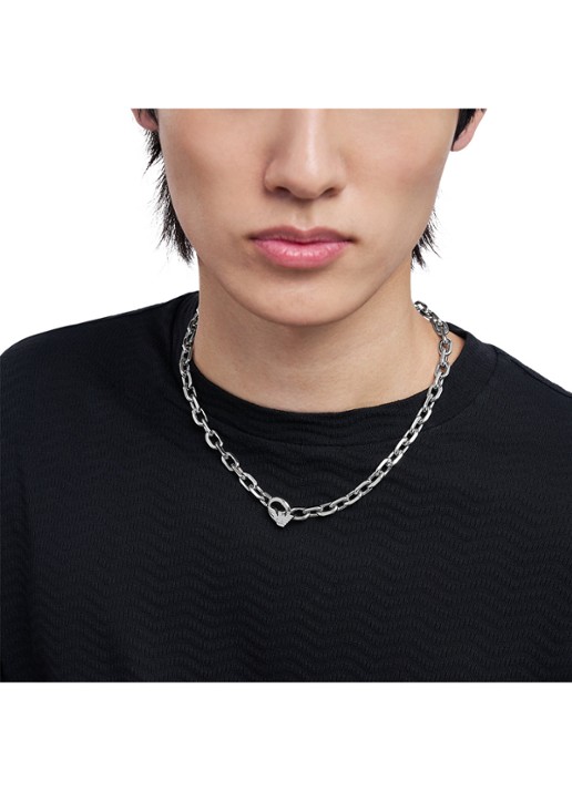 Armani Ketting EGS3235040 - detail 4 zilver