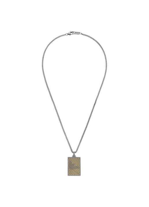 Armani Ketting EGS3239060 - detail 2 zilver