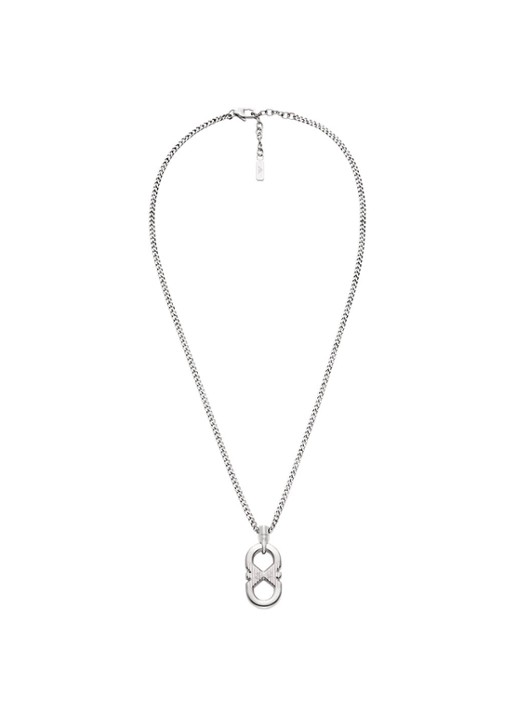 Armani Ketting EGS3300040 - detail zilver
