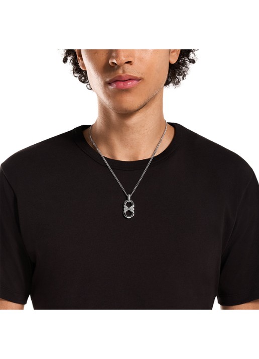 Armani Ketting EGS3300040 - detail 2 zilver