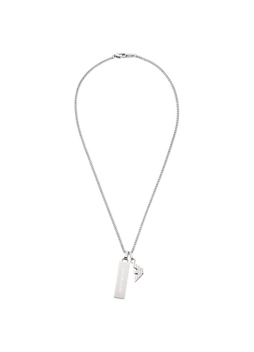Armani Ketting EGS3306040 - detail zilver