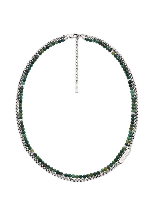 Armani Ketting EGS3313040 - detail zilver