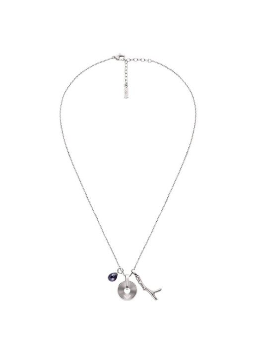 Armani Ketting EGS3324040 - detail zilver