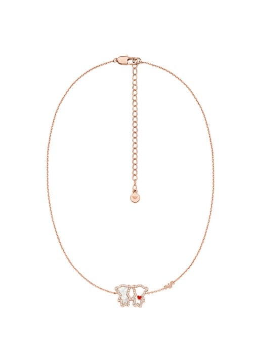 Armani Ketting EGS3351221 - detail roségoud