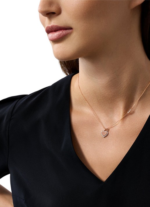 Armani Ketting met hanger EG3625221 - detail 2 roségoud