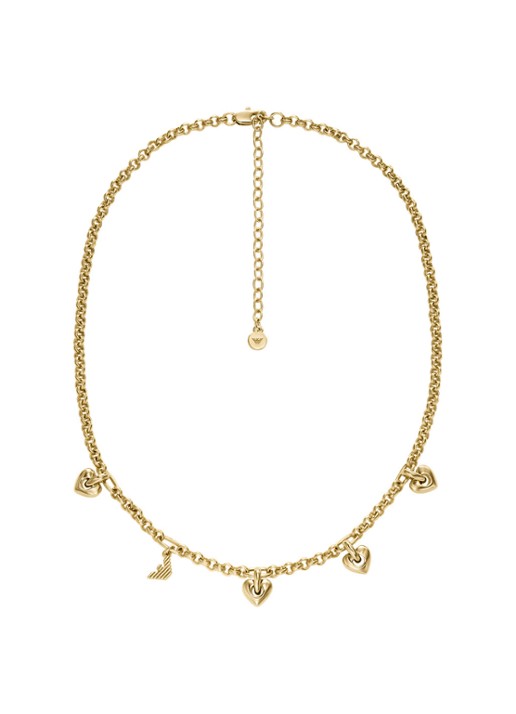 Armani Ketting verguld EGS3267710 - detail goud