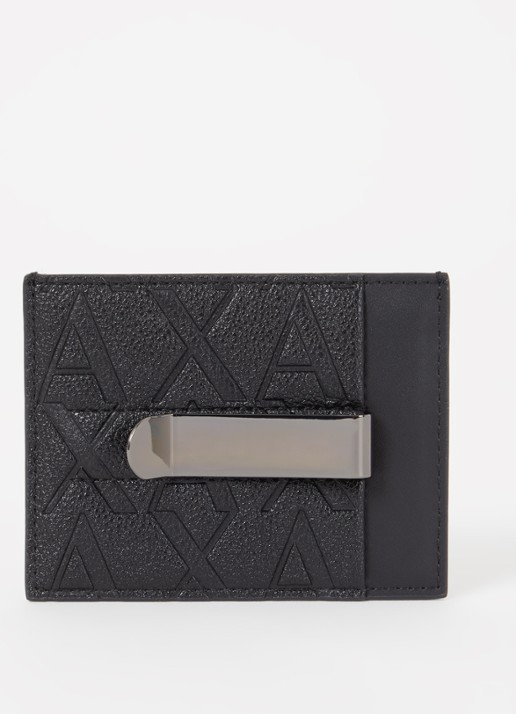 Armani Liam pasjeshouder met logoprint - achterkant zwart