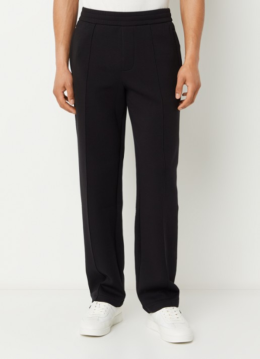 Armani Loose fit joggingsbroek met steekzakken - detail 2 zwart