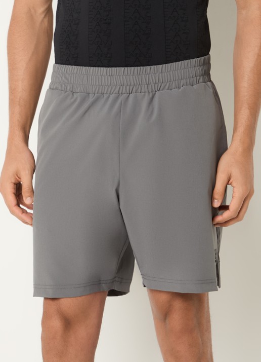 Armani Loose fit korte broek met logoprint en steekzakken