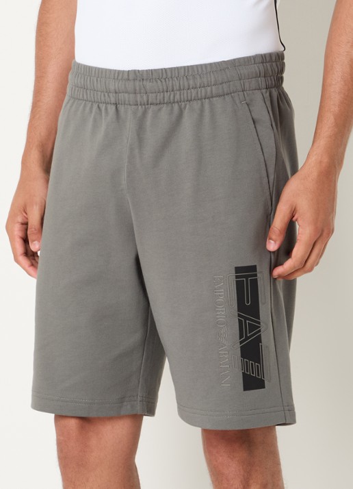 Armani Loose fit korte joggingbroek met logo