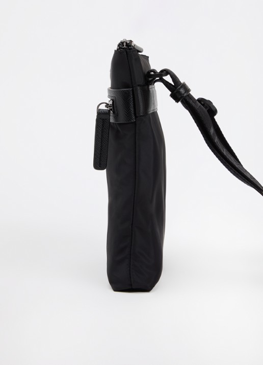 Armani Messenger crossbodytas met logo - detail 2 zwart
