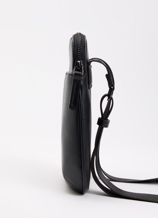 Armani Messenger schoudertas van imitatieleer - detail 3 zwart