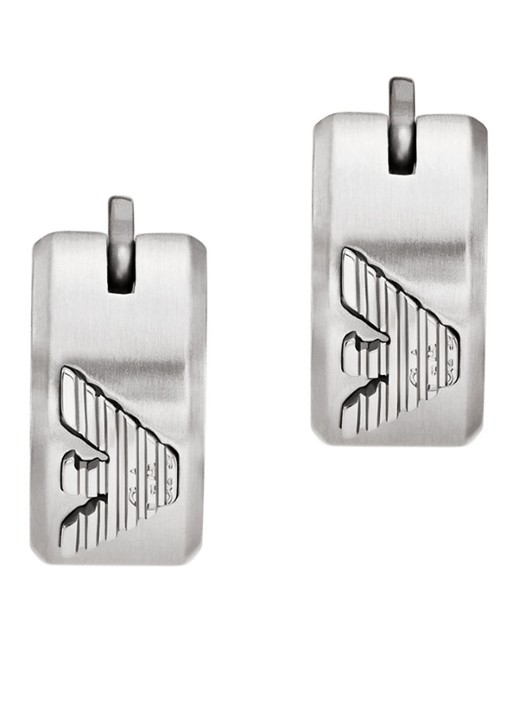 Armani Oorringen EGS3165040 - detail zilver