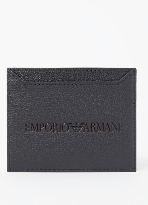 Armani Pasjeshouder van leer met logo