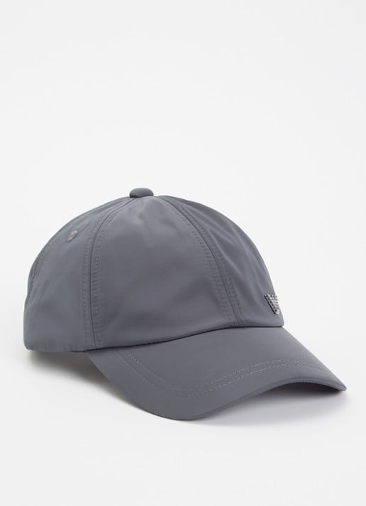 Armani Pet met logo - voorkant 2 grijs