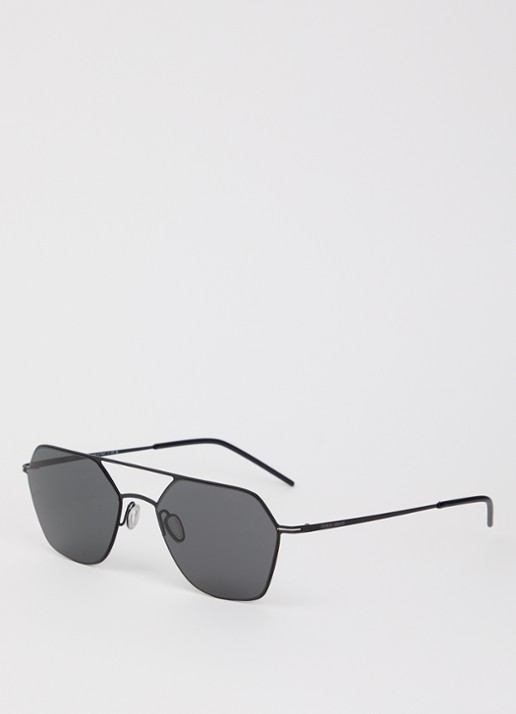 Armani Piloten zonnebril AR6185 - voorkant zwart