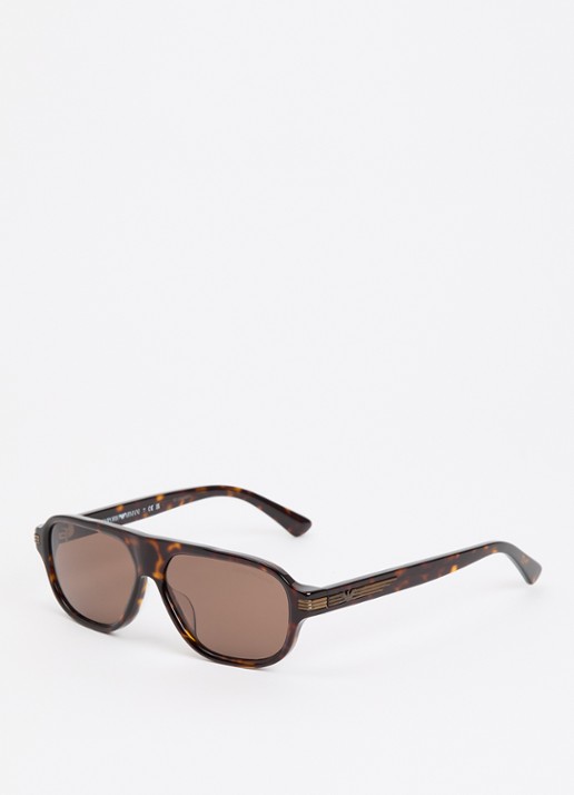 Armani Piloten zonnebril EA4285U - voorkant 4 donkerbruin