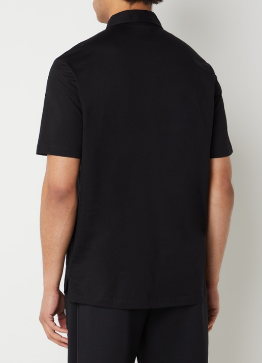 Armani Polo met logo - achterkant 3 zwart