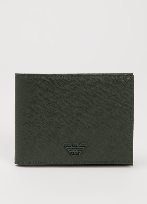 Armani Portemonnee met logo en structuur