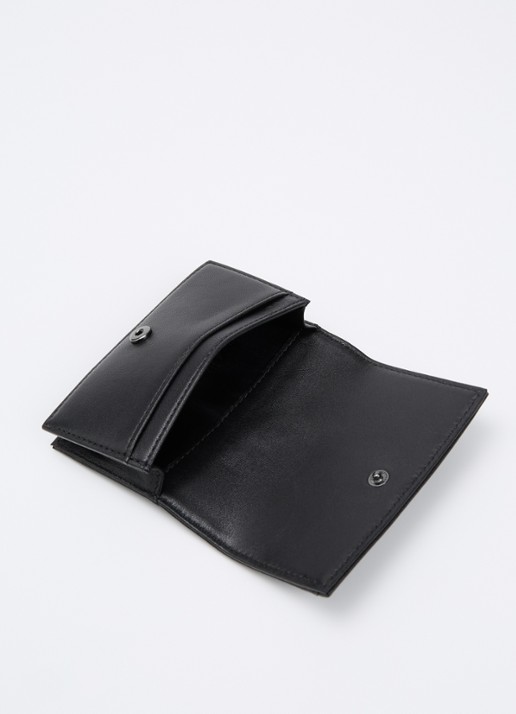 Armani Portemonnee met logo - voorkant 3 zwart
