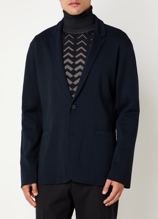 Armani Regular fit colbert met steekzakken