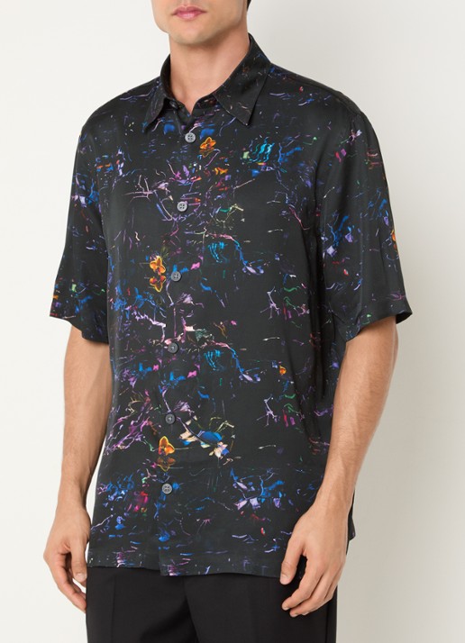 Armani Regular fit overhemd met grafische print